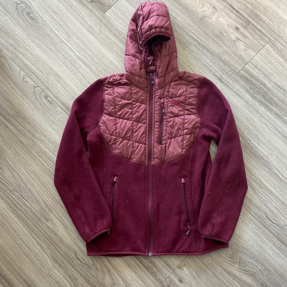 Outdoor Research Size Medium Vashon Hybrid Full-Zip Jacket